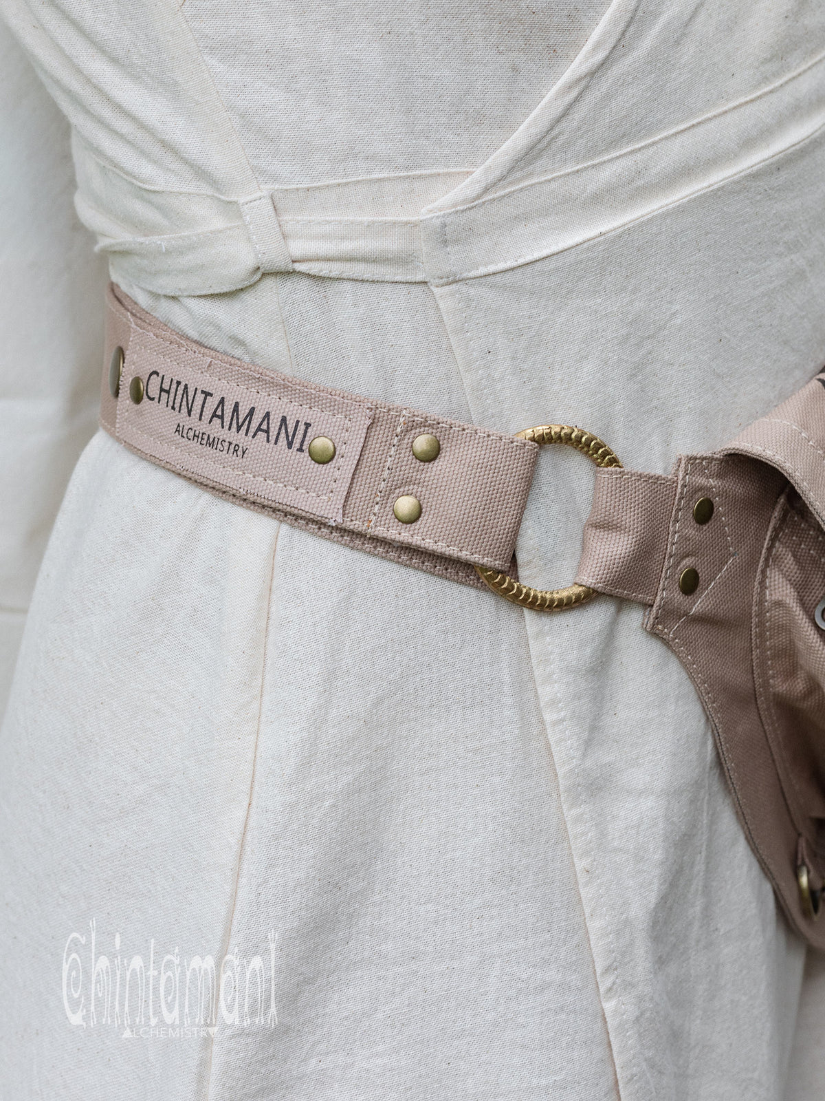 Flower Waist Bag / Beige