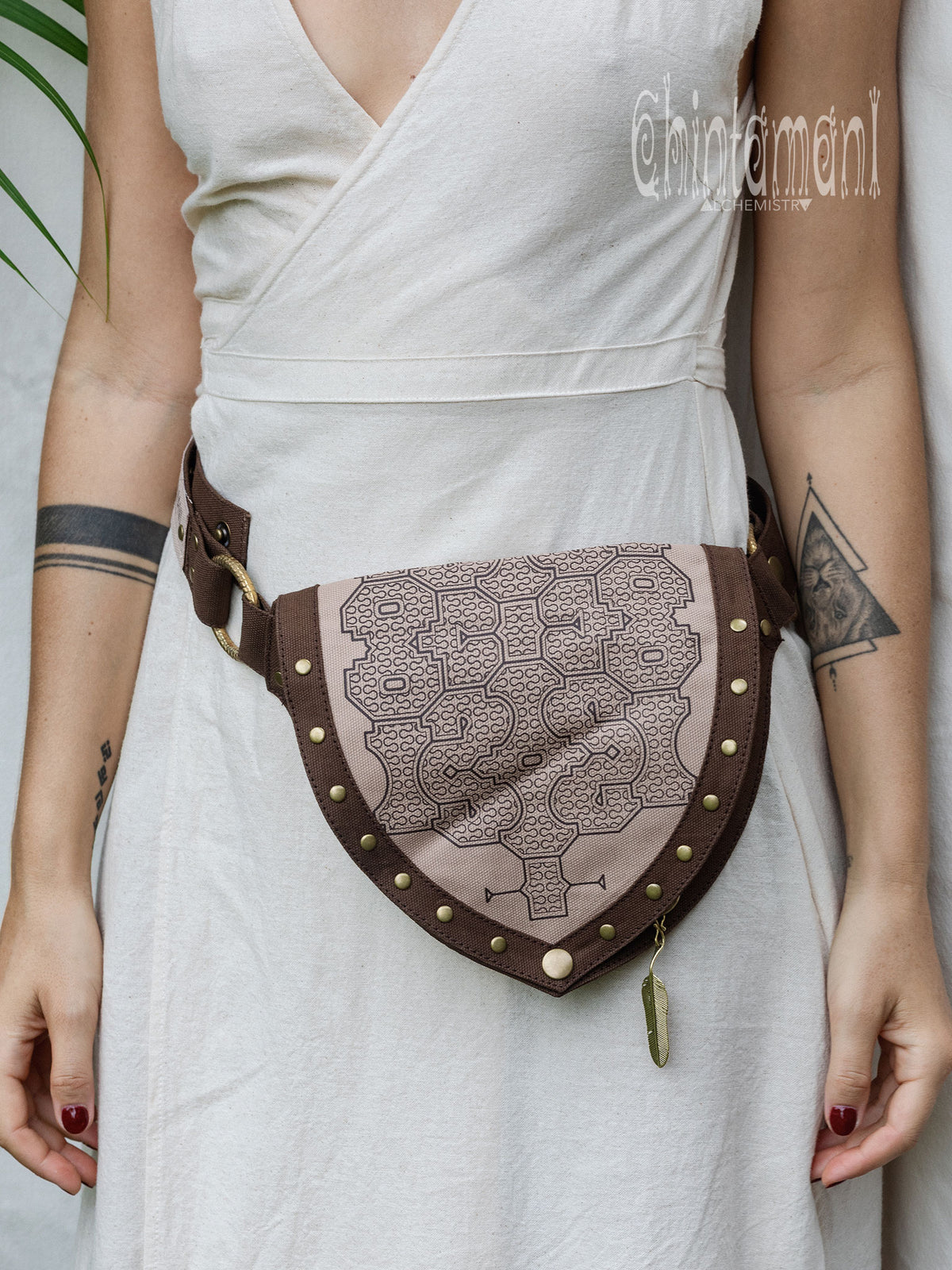 Shipibo Waist Bag / Brown