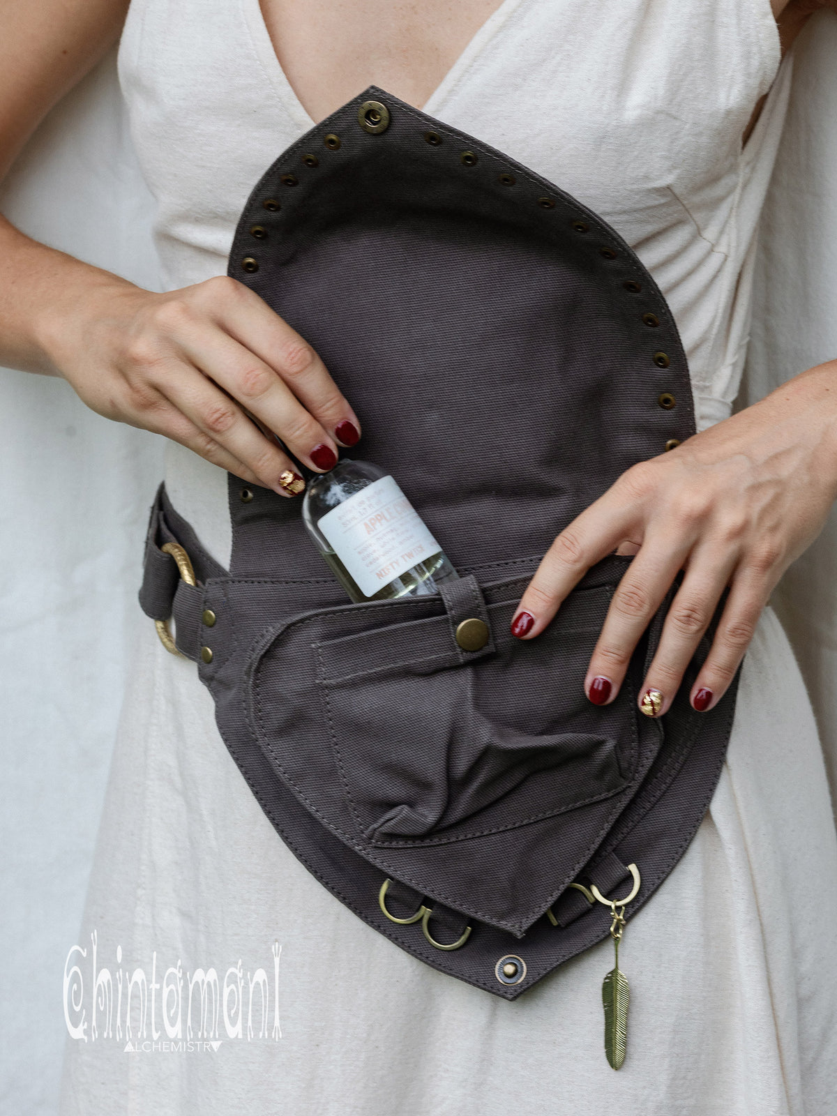 Shipibo Waist Bag / Gray