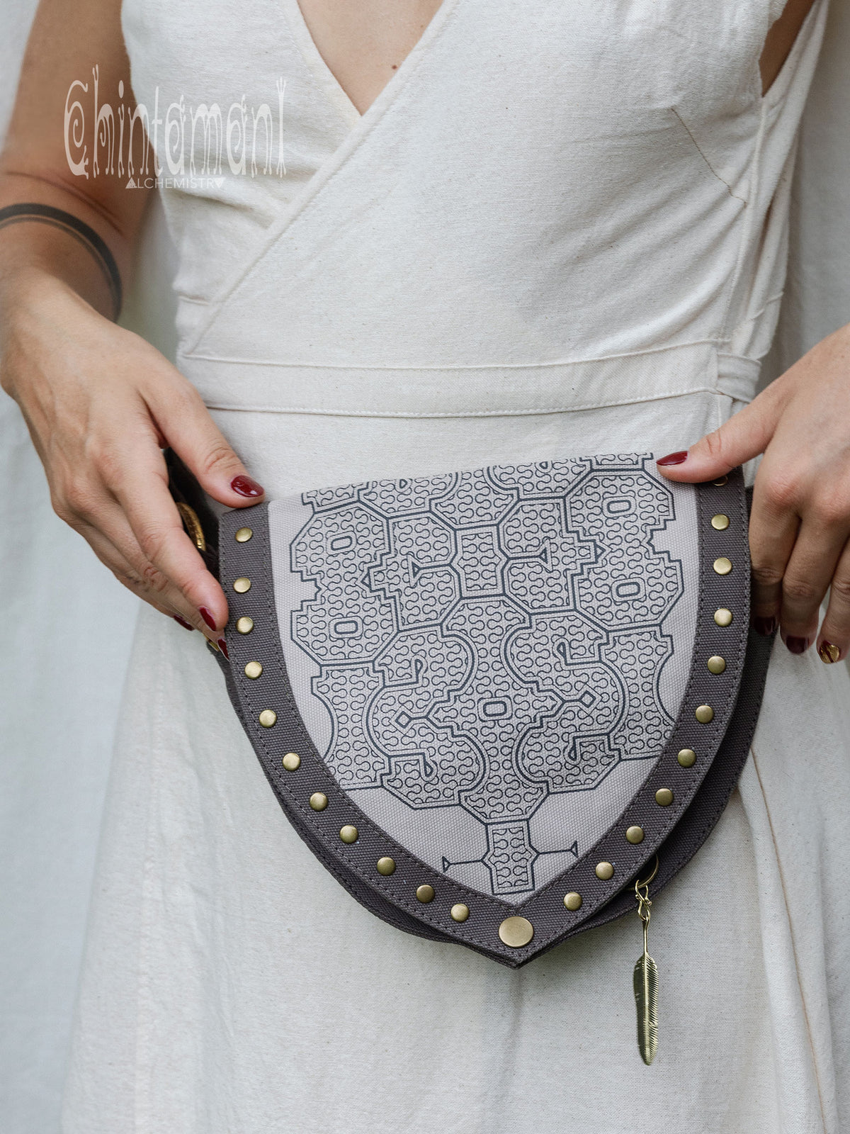 Shipibo Waist Bag / Gray