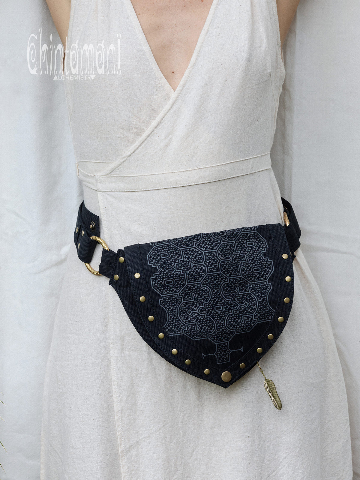 Shipibo Waist Bag / Black