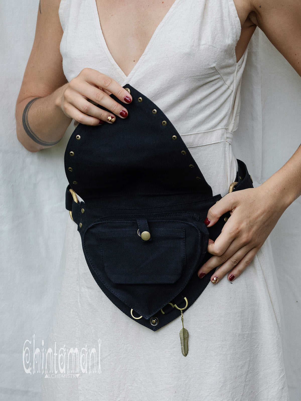 Shipibo Waist Bag / Black