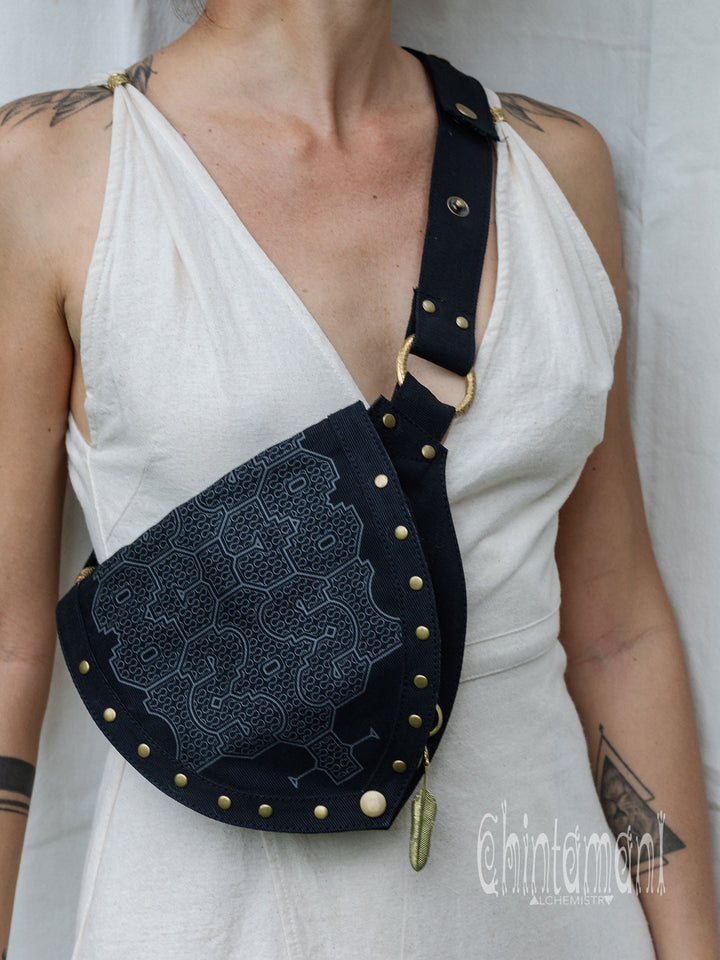 Shipibo Waist Bag / Black