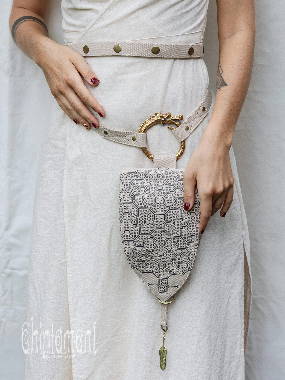 Transformer Waist Bag / Light Grey