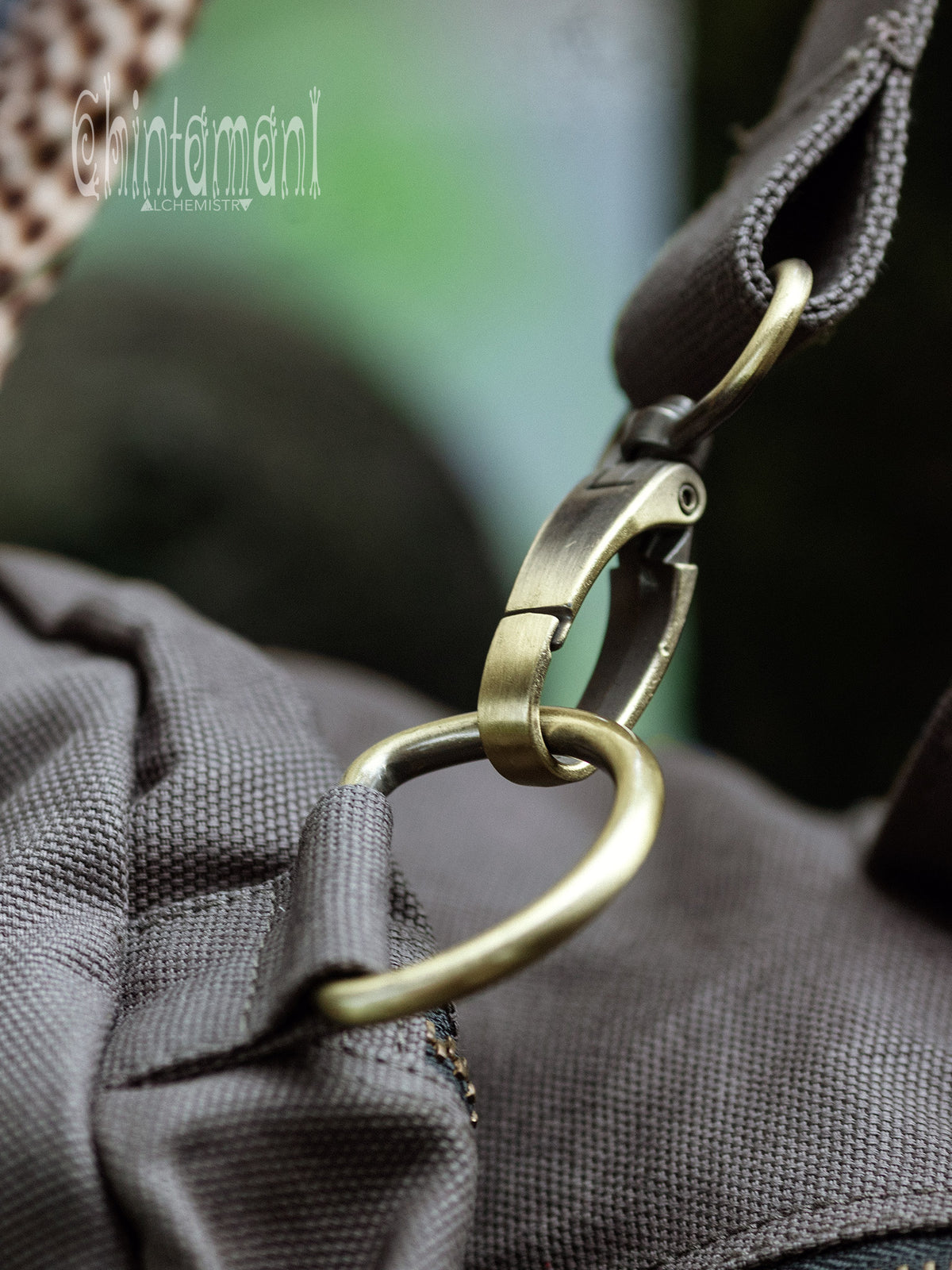 Tribal Duffle Bag / Dark Gray