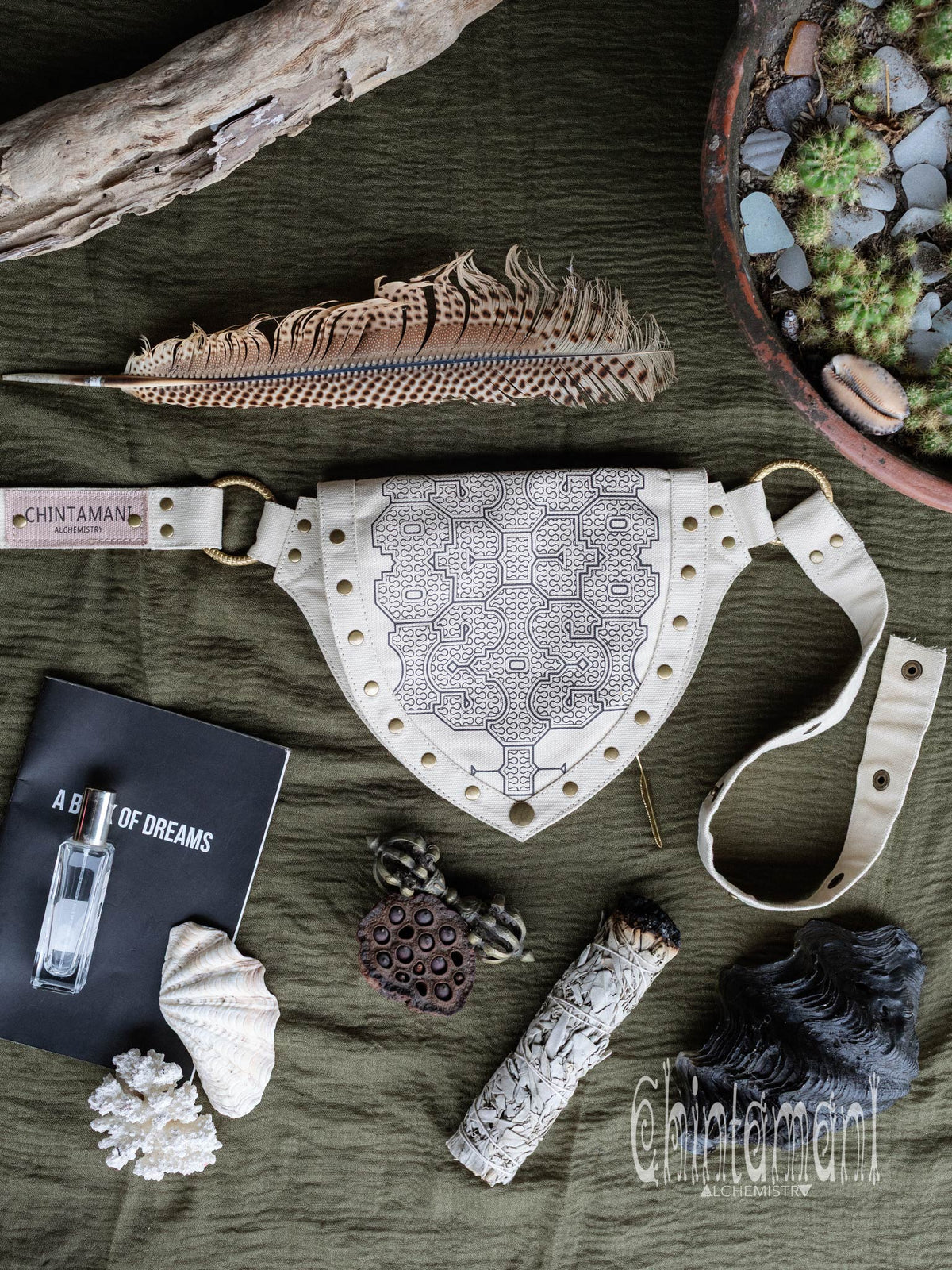 Shipibo Waist Bag / Off White