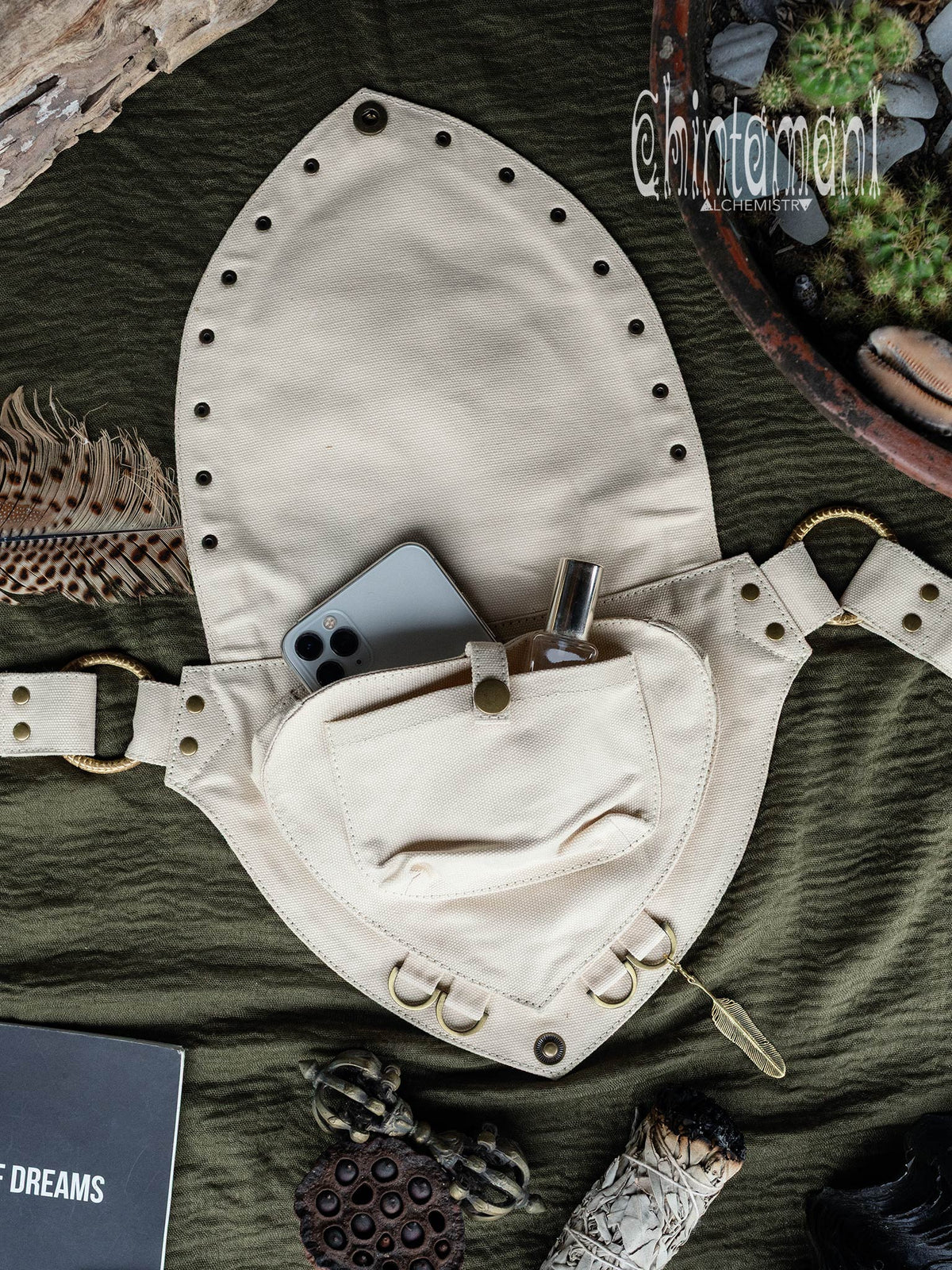 Shipibo Waist Bag / Off White