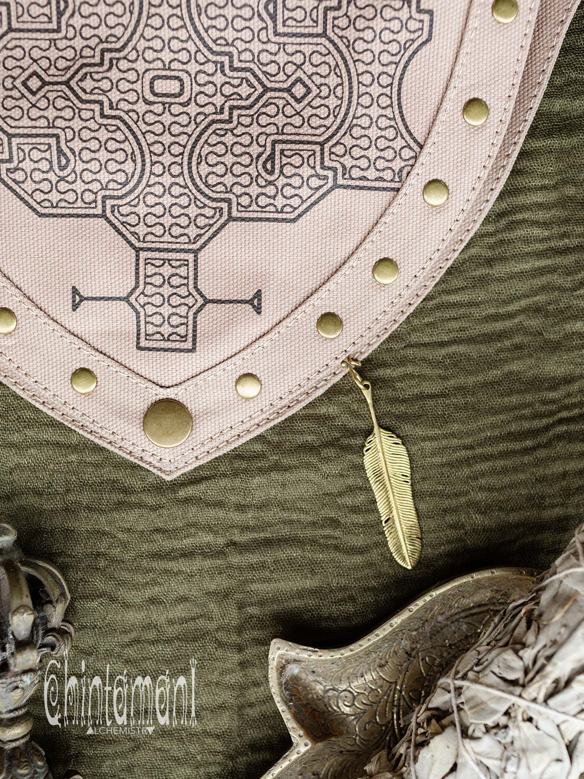 Shipibo Waist Bag / Beige