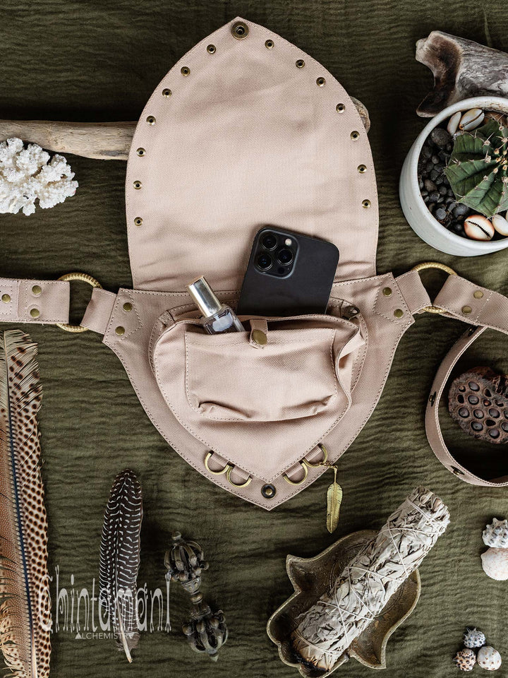 Shipibo Waist Bag / Beige