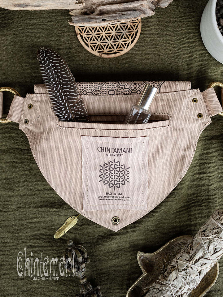 Shipibo Waist Bag / Beige