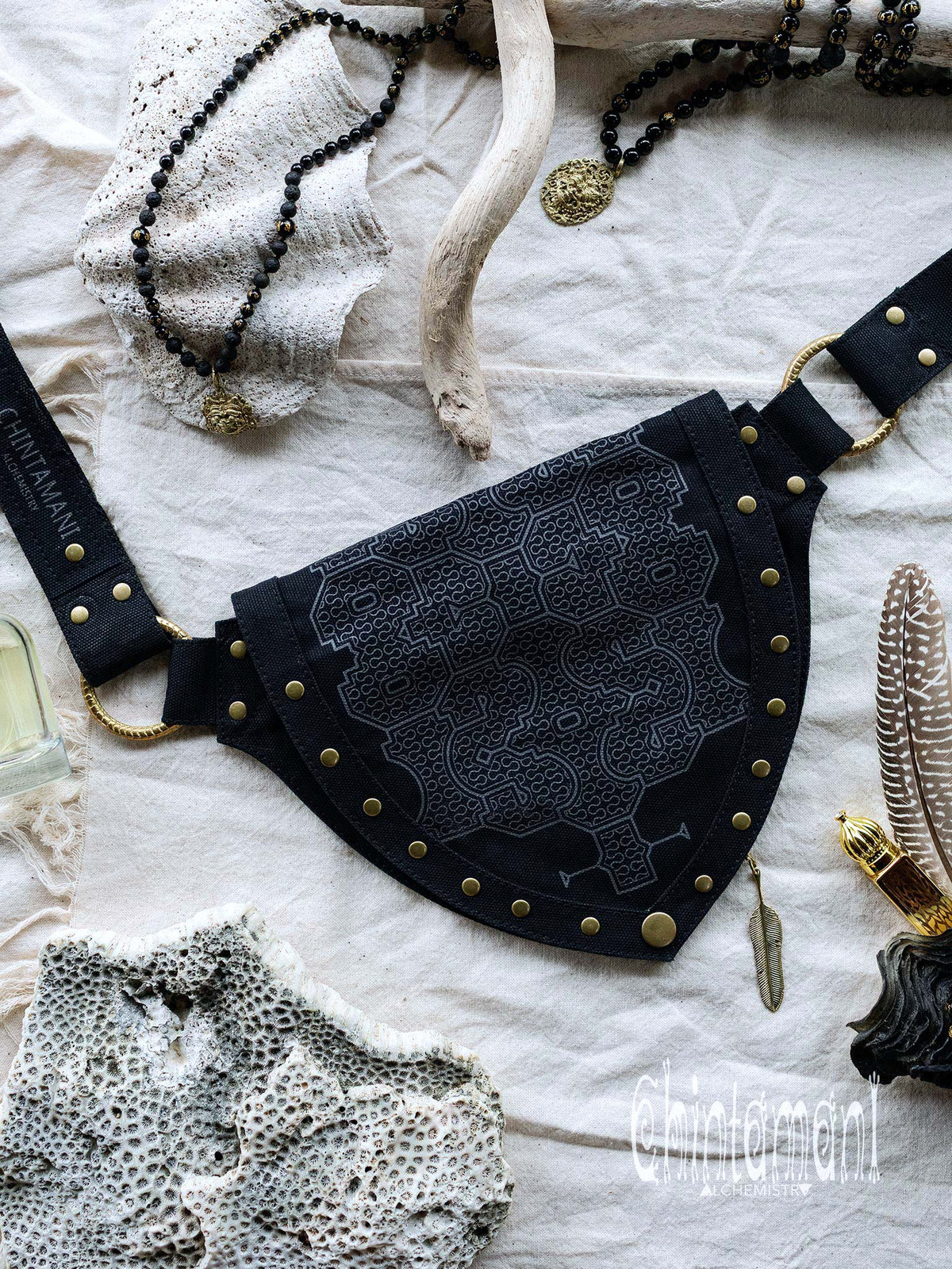 Shipibo Waist Bag / Black