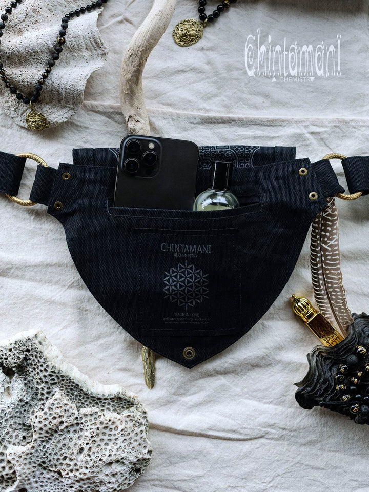 Shipibo Waist Bag / Black