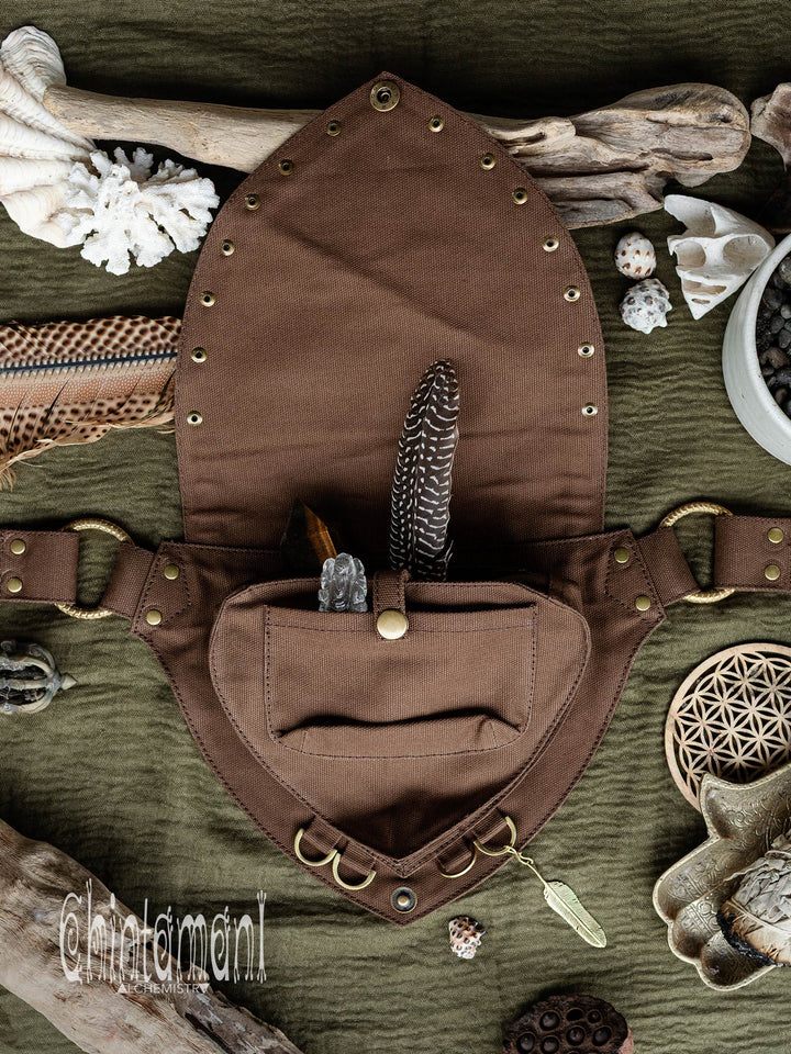 Shipibo Waist Bag / Brown