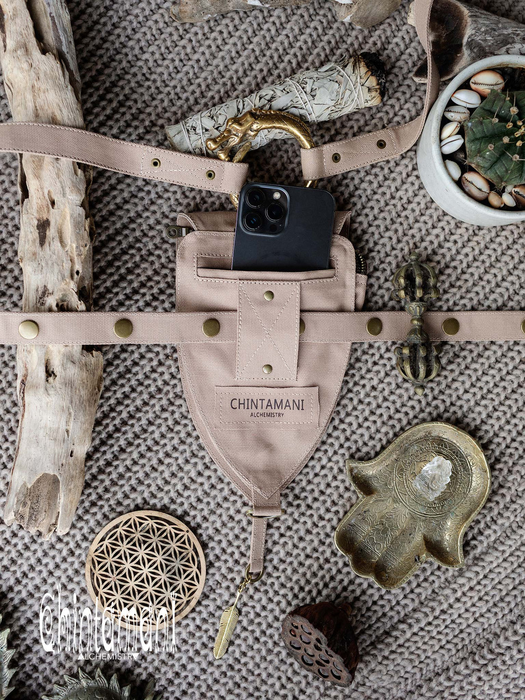 Transformer Waist Bag / Beige