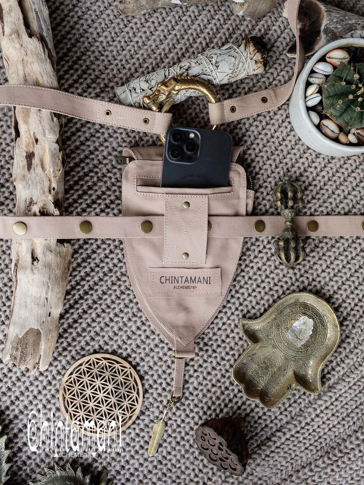 Transformer Waist Bag / Beige