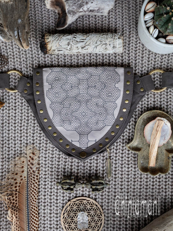 Shipibo Waist Bag / Gray