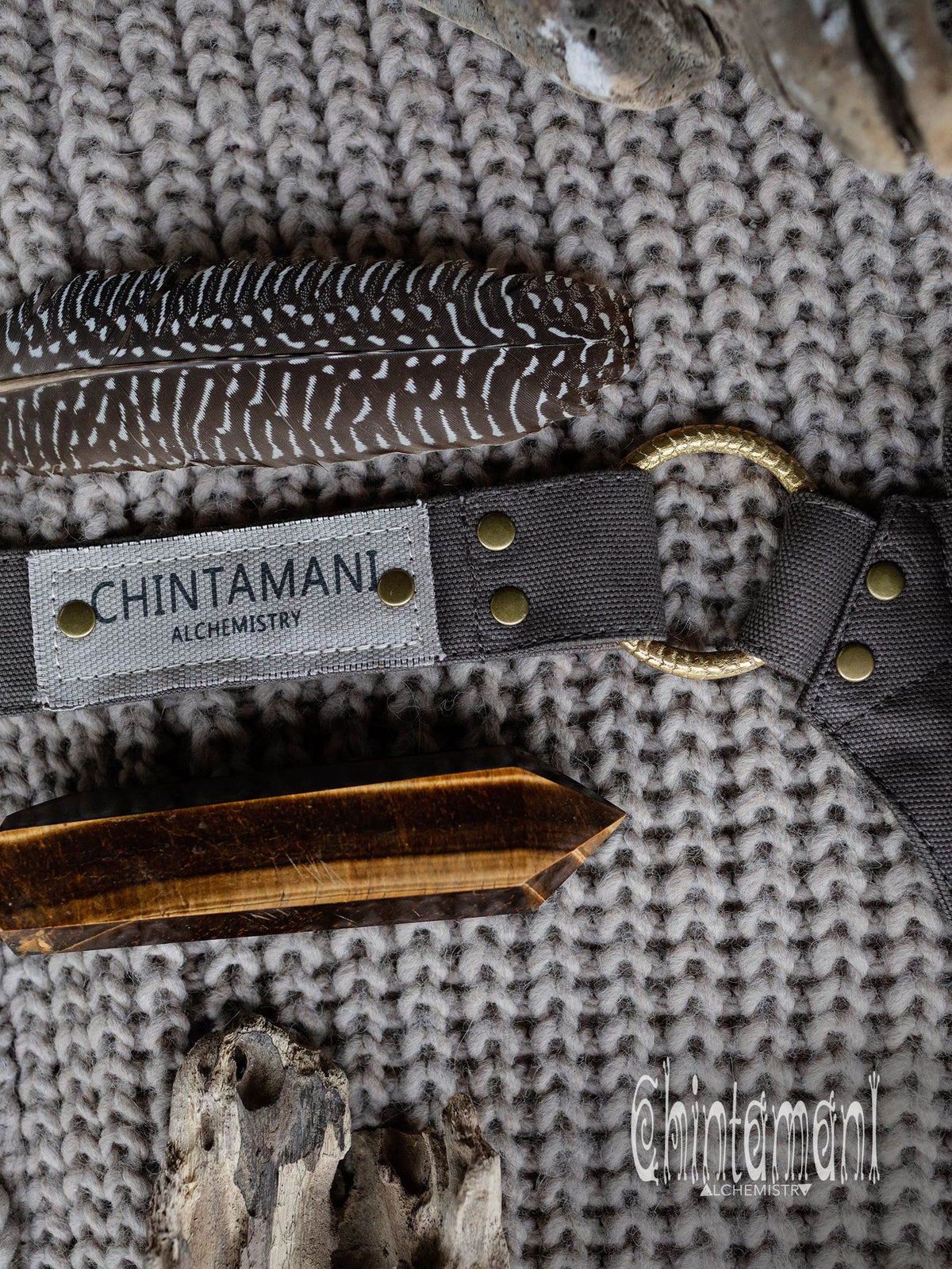 Shipibo Waist Bag / Gray