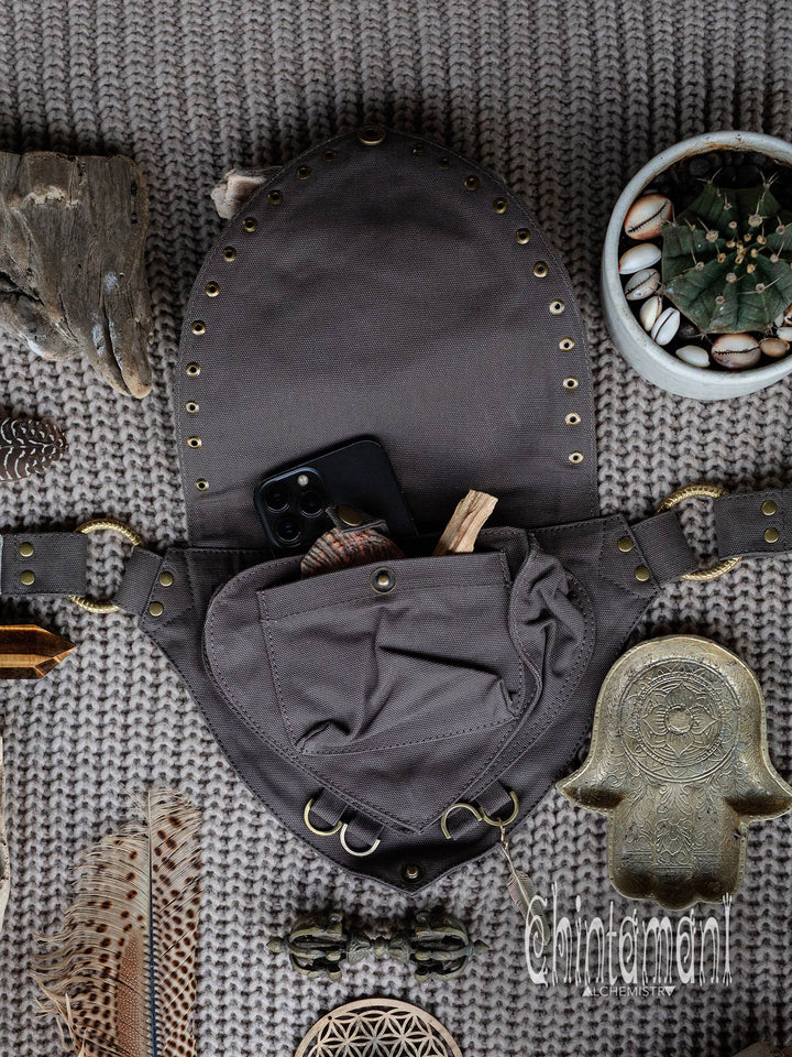 Shipibo Waist Bag / Gray