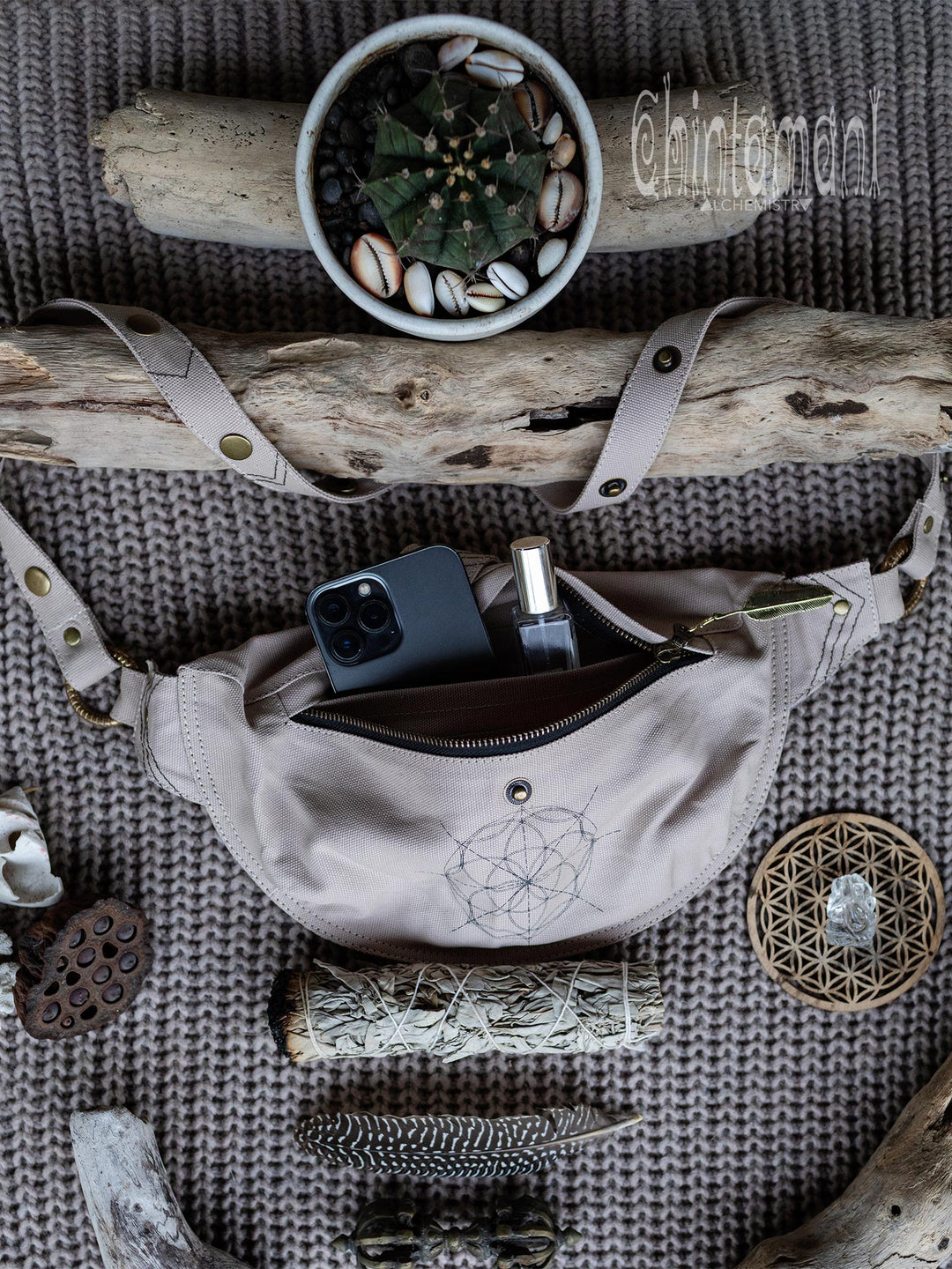 Banana Waist Bag / Light Gray