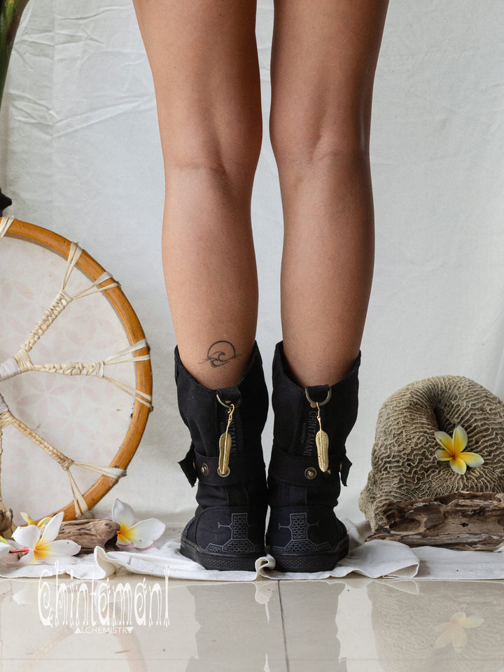 Medium Tribal Boots / Black