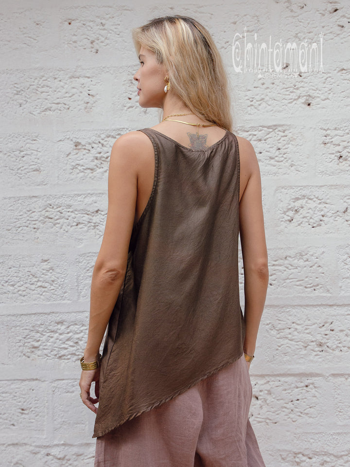 Ahimsa Silk Top / Chocolate