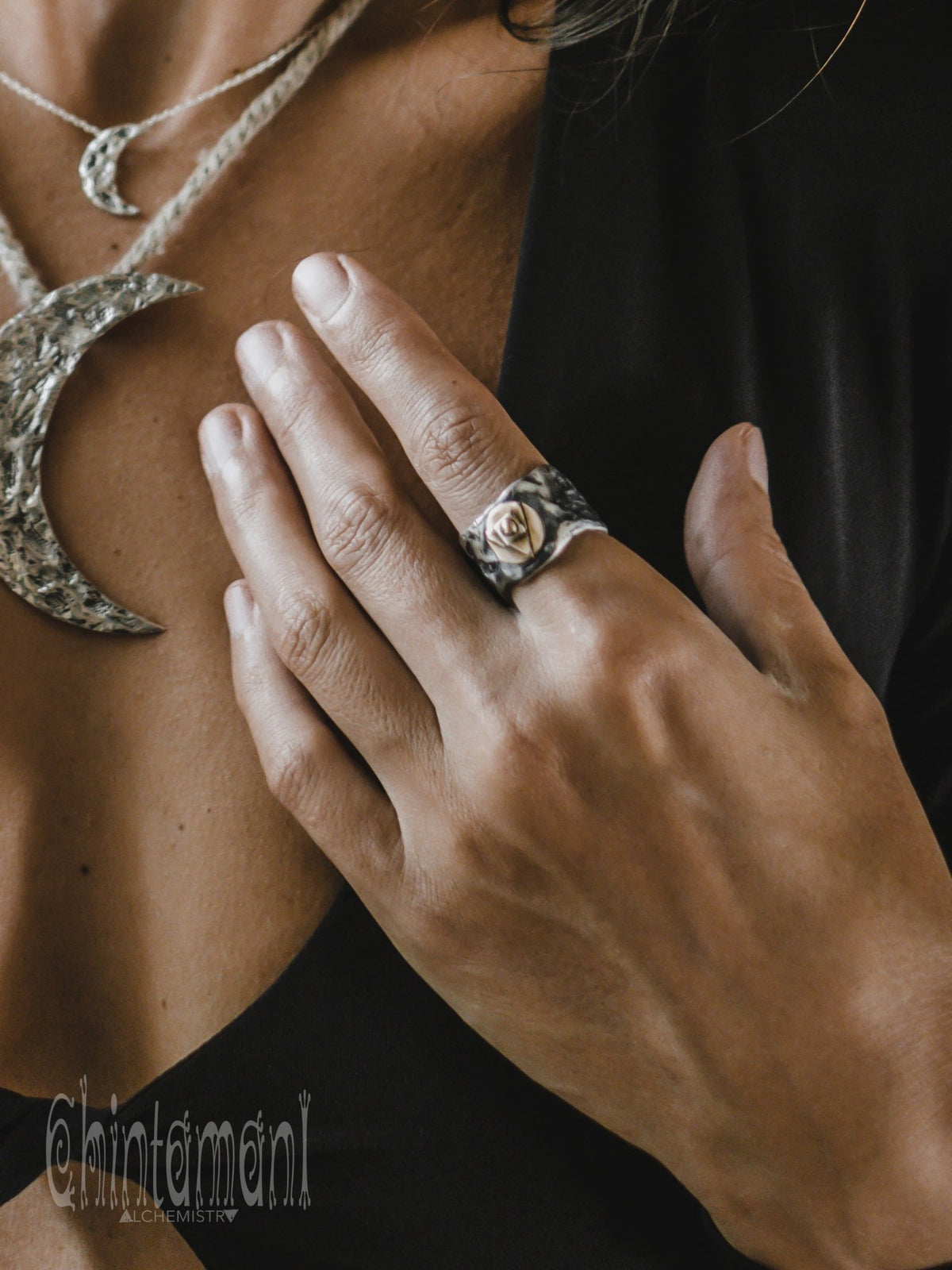 Alchemy Ring / Silver &amp; Gold - ChintamaniAlchemi