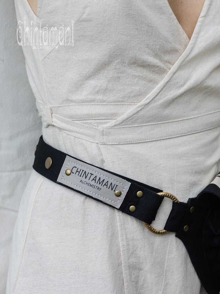 Flower Waist Bag / Black - ChintamaniAlchemi
