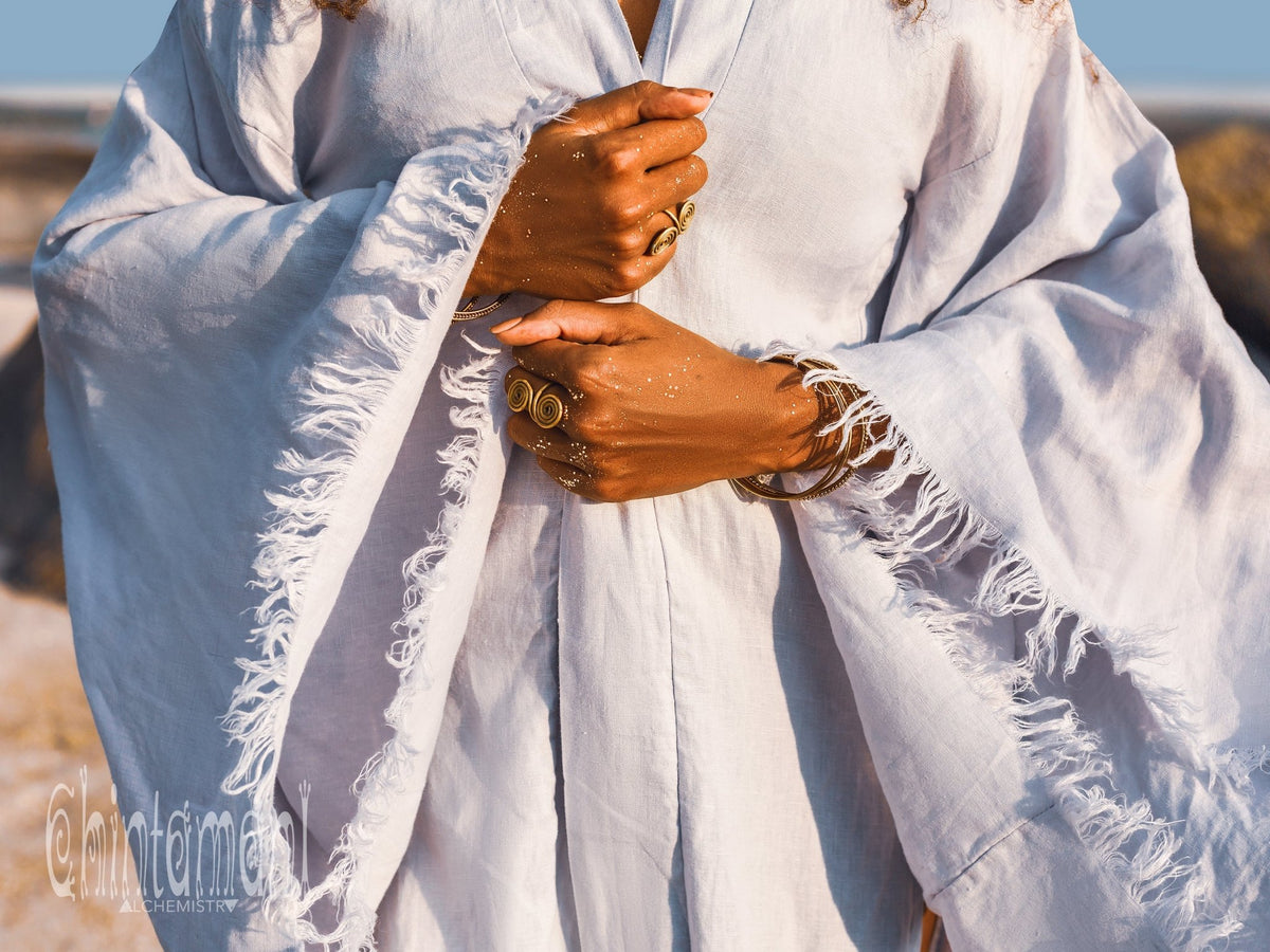 Long Linen Kimono / 7 colors - ChintamaniAlchemi