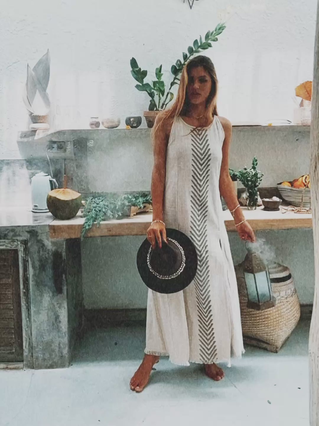 Organic Corner Dress / Grey