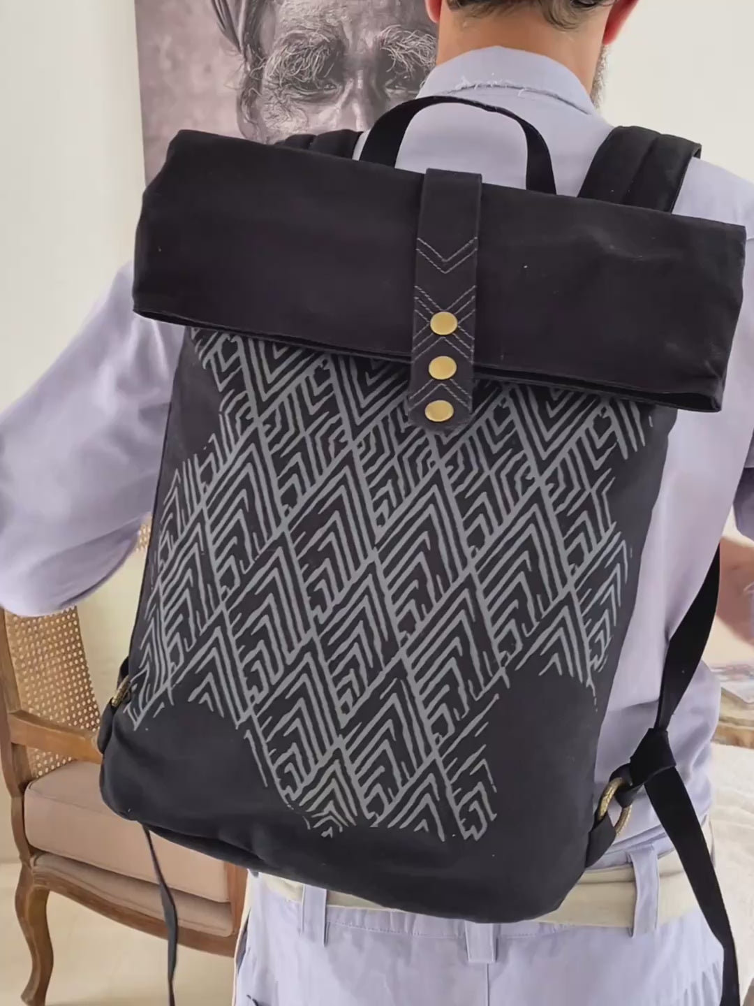 Alchemy RollTop Backpack / Black