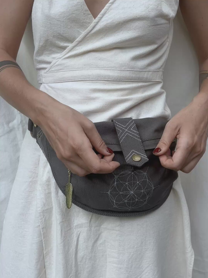 Banana Waist Bag / Dark Gray