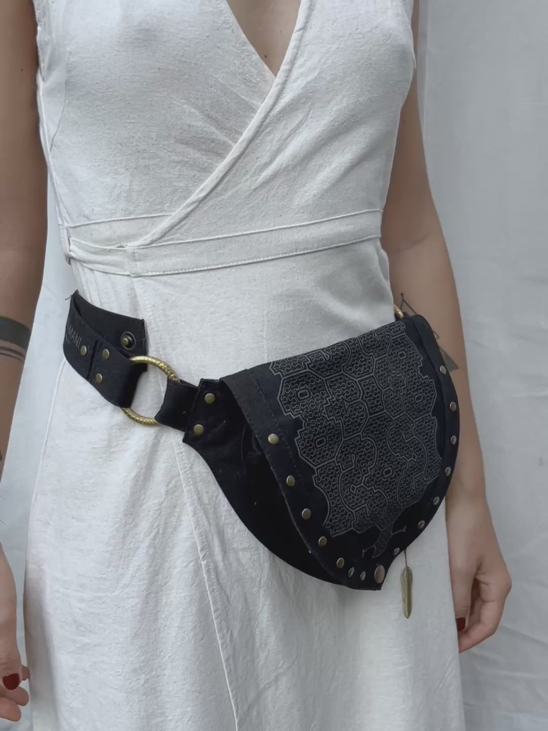 Shipibo Waist Bag / Black