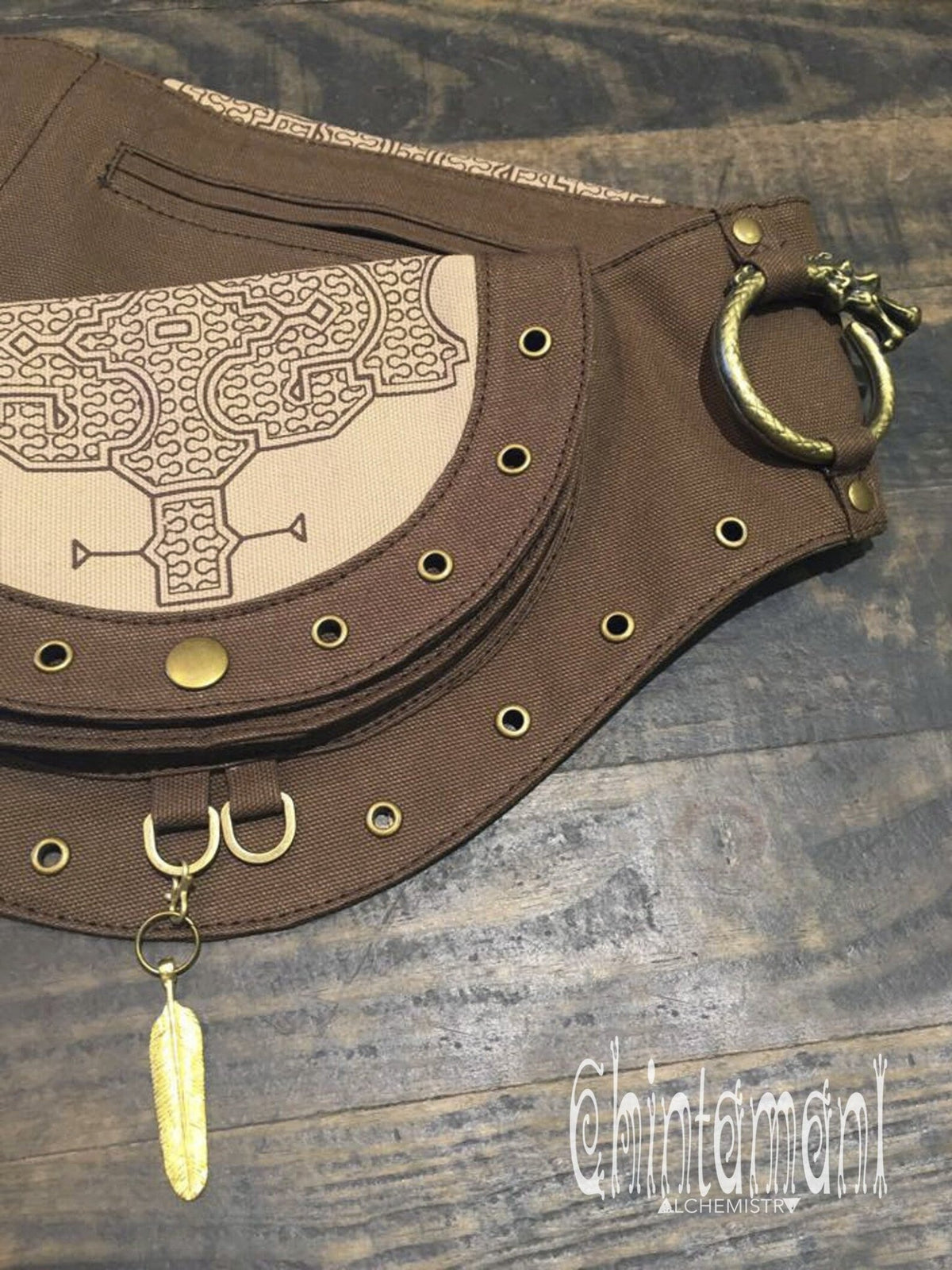 Shipibo Waist Belt Bag / 2 colors - ChintamaniAlchemi