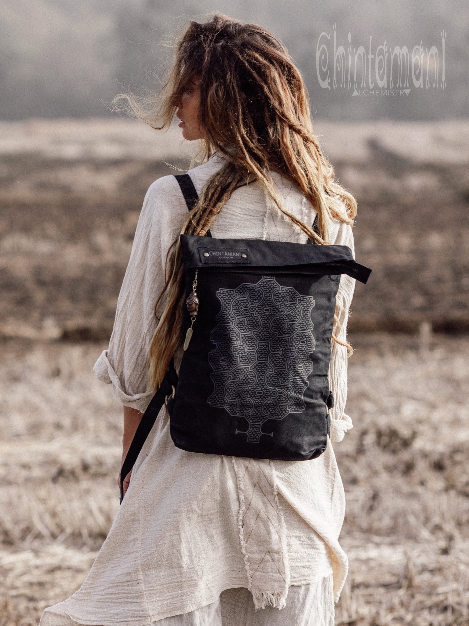 Сity Shaman Backpack / Black - ChintamaniAlchemi