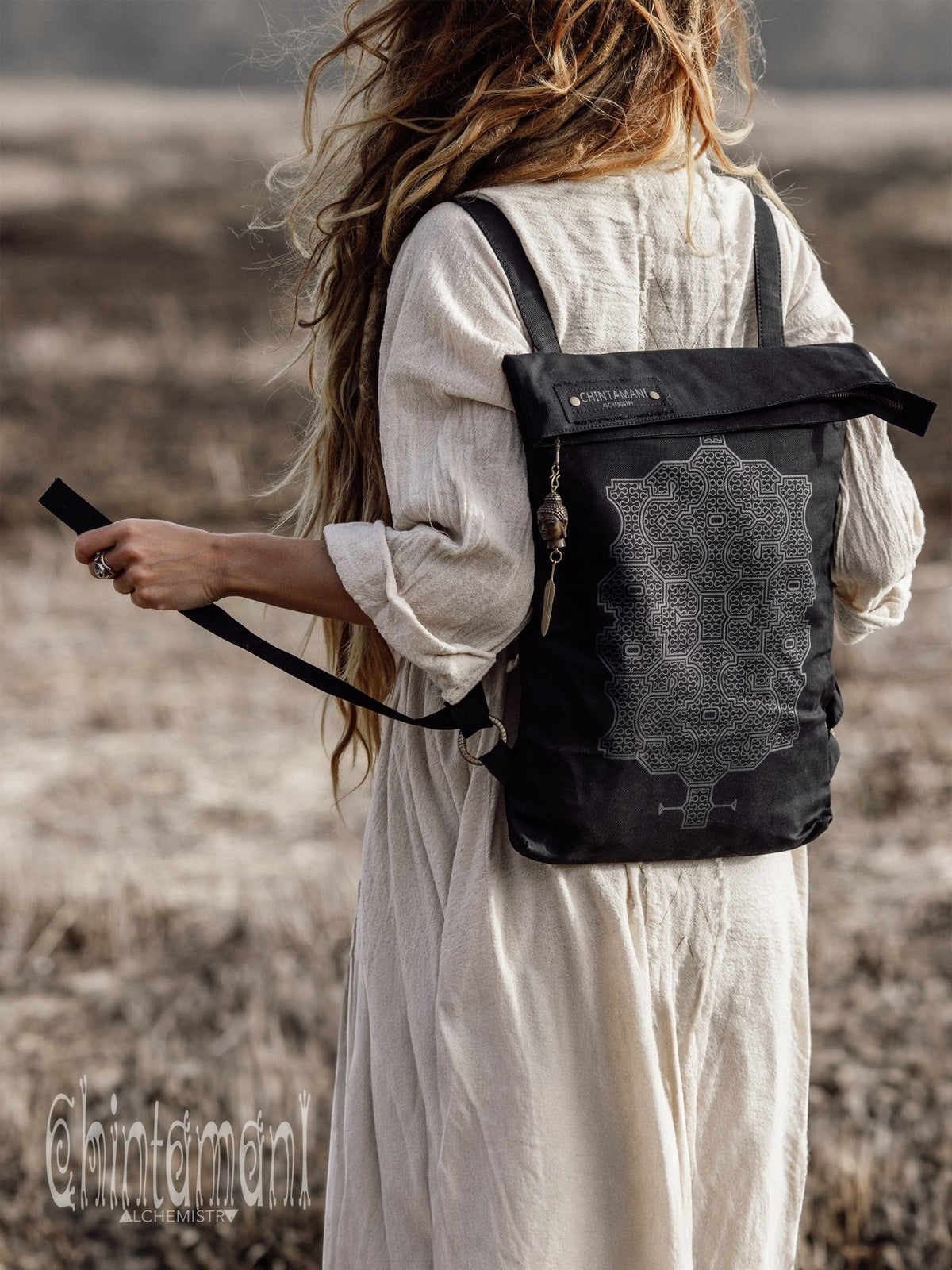 Сity Shaman Backpack / Black - ChintamaniAlchemi