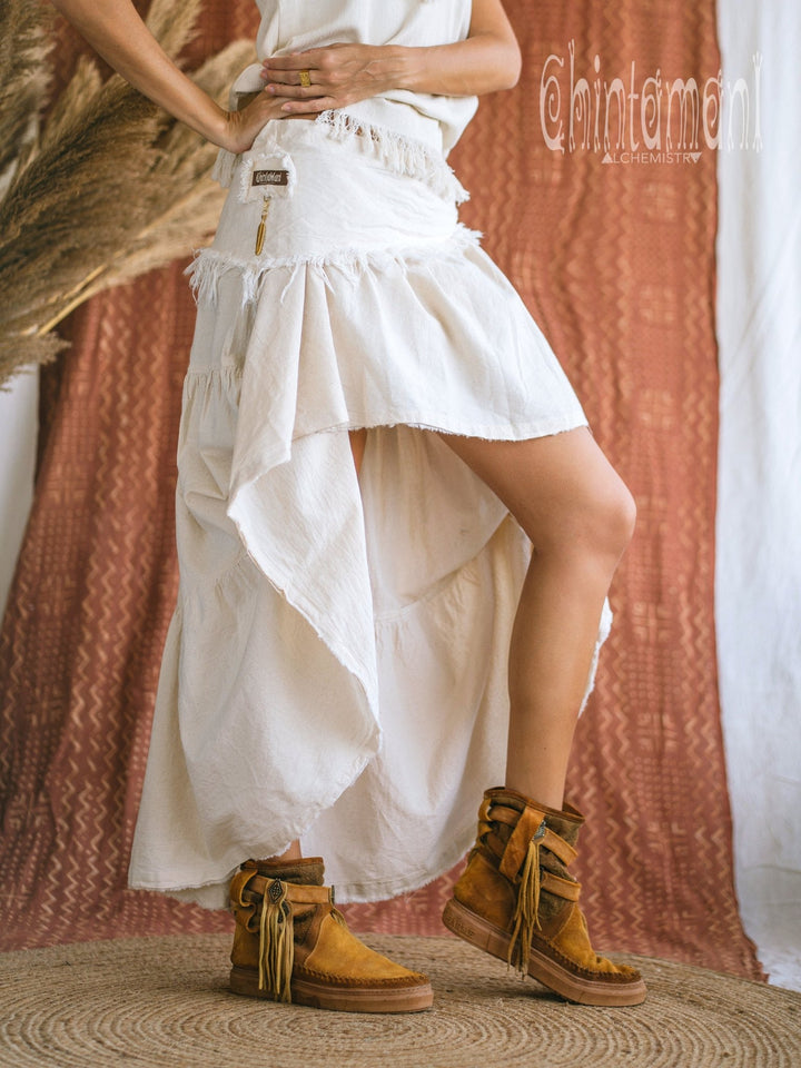 Transformer Skirt / Off White - ChintamaniAlchemi