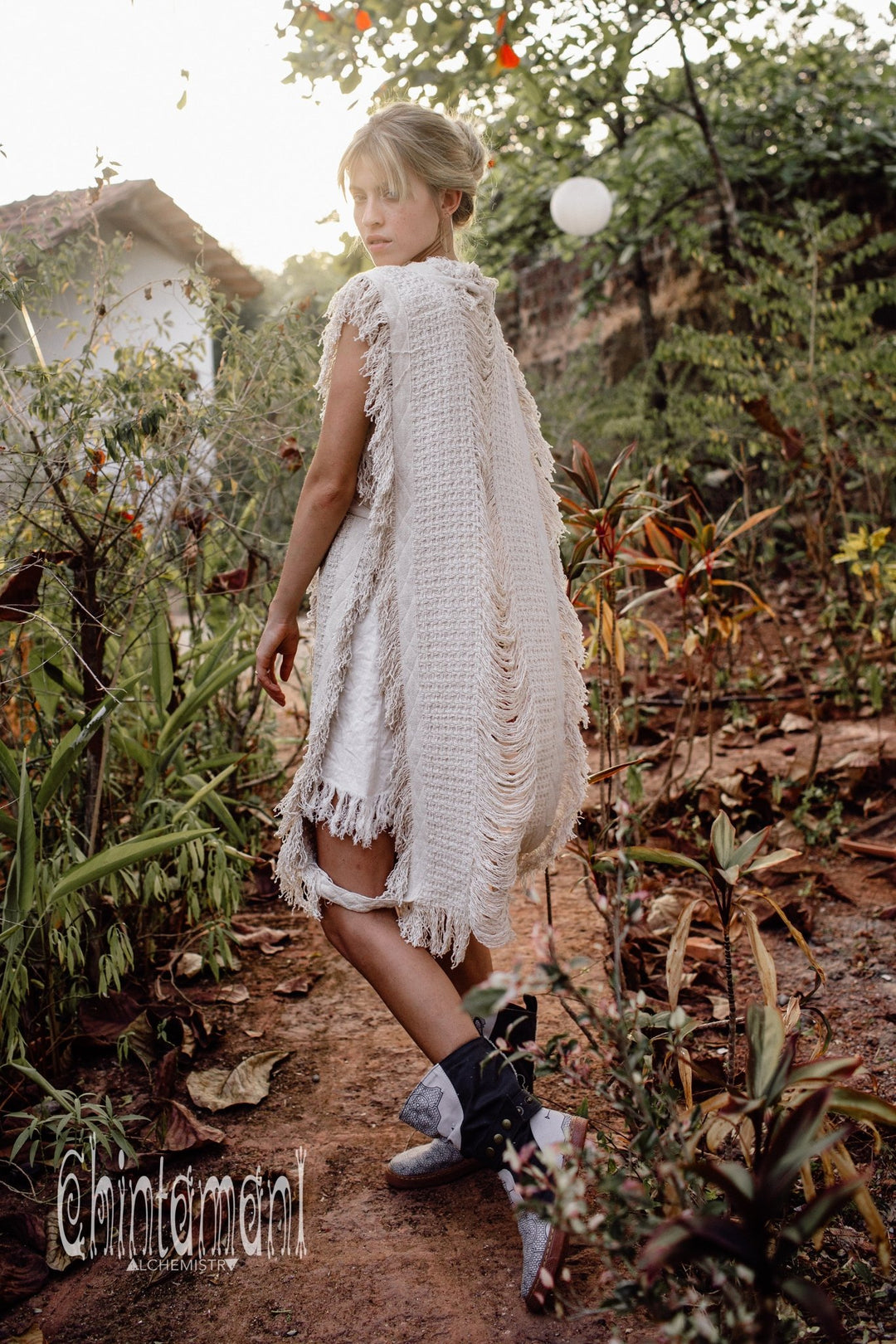 Bohemian Vest Jacket / Gypsy Boho Cardigan / Free Size - ChintamaniAlchemi