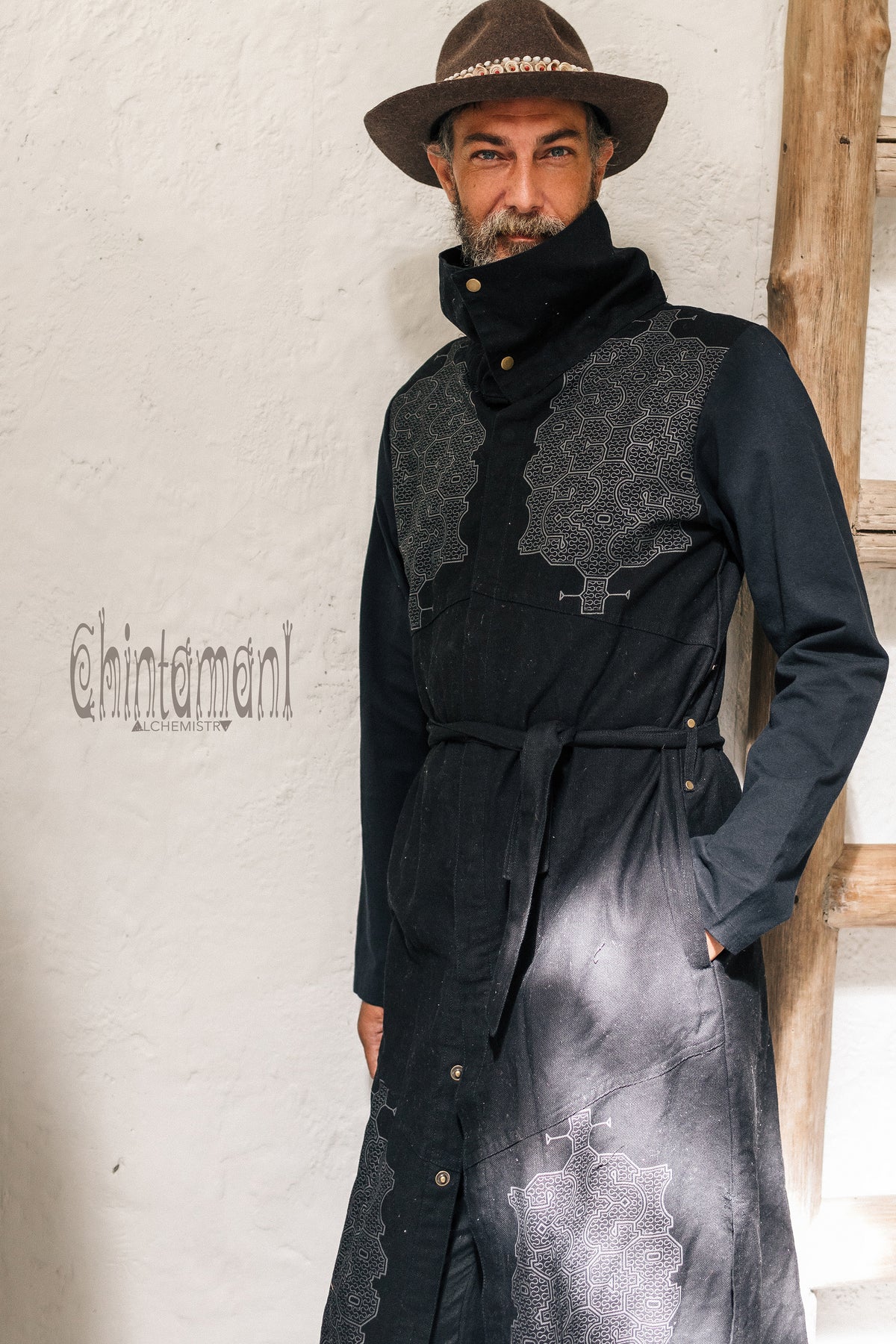 Canvas Men&#39;s Coat / Black