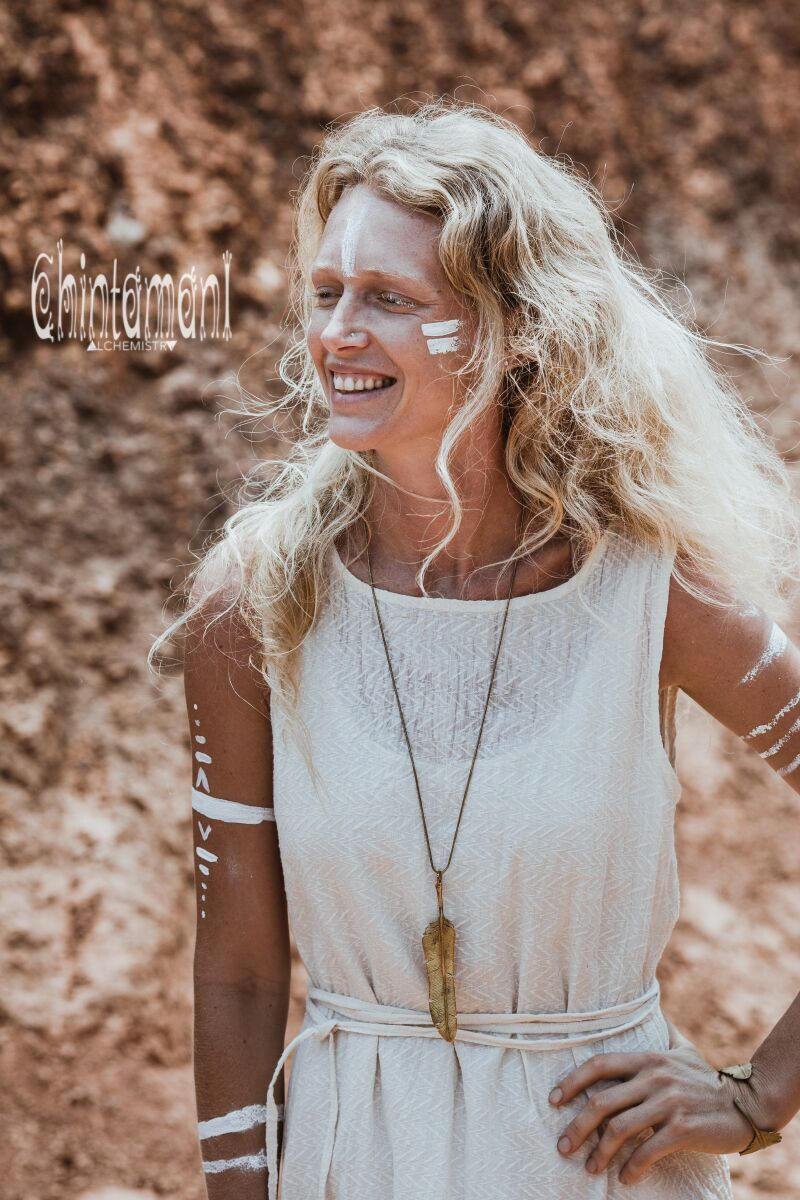 Double Layer Dress / Off White - ChintamaniAlchemi M