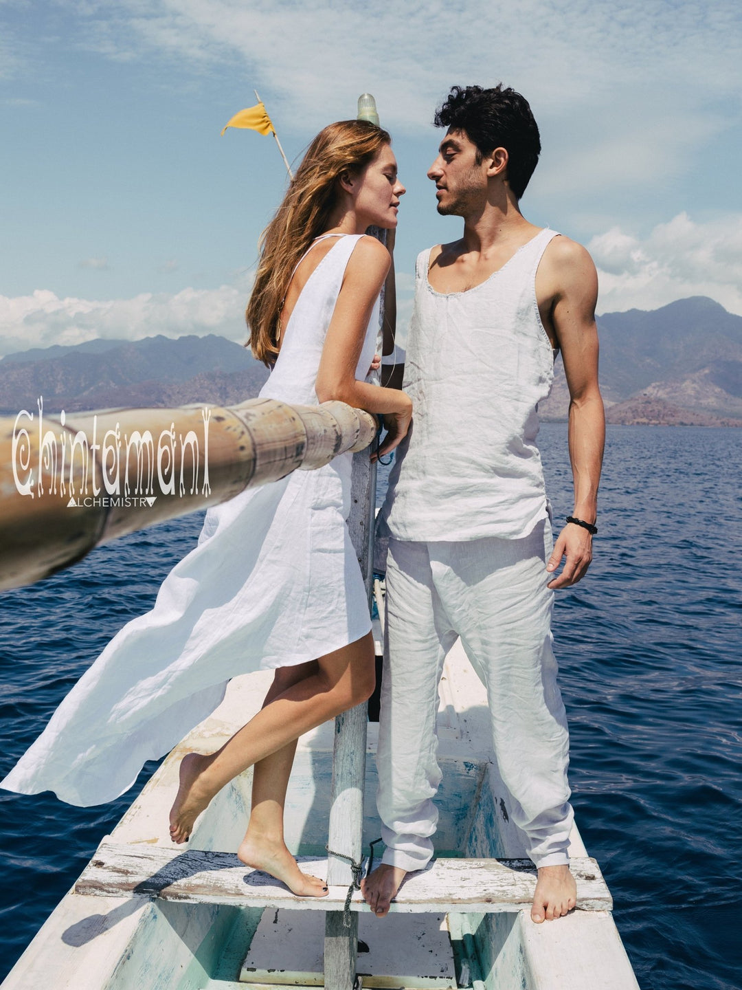knee length dresses for ladies LINEN MAXI DRESS – COVERCHORD main image 0