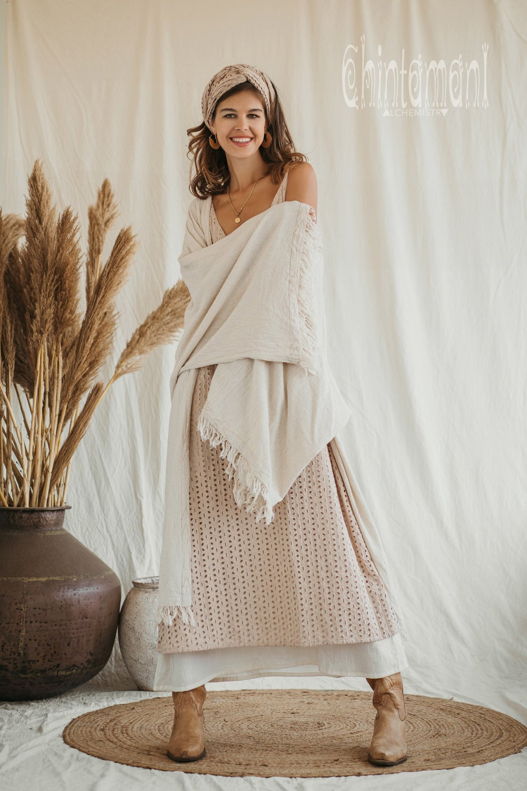 white kimono dress carefree and romantic Hana Linen Kimono Dress -